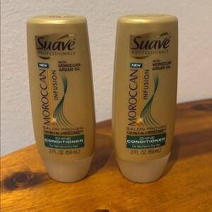 SUAVE New Moroccan Infusion Travel Conditioner Bundle, Pack of 2, Travel Size